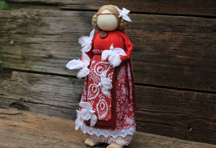 Slavic doll bird-joy, attracting well-being at home