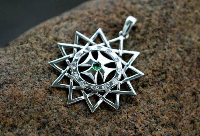 The twelve-pointed star of luck is a talisman of positive change and happy events